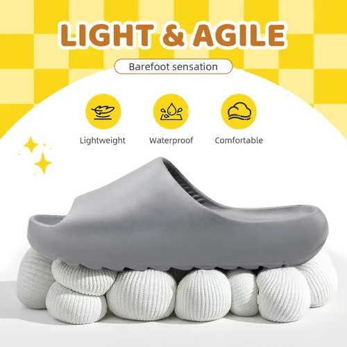 Miniatura 13 de Sandalias acolchadas para mujeres, hombres y niños, cómodas, antideslizantes, suaves, impermeables, para baño, ducha, sandalias acolchadas de suela