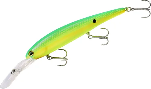 Miniatura 32 de Bandit Lures 4 3/4-Inch Slender Minnow Jerkbait Trolls Up to 27 Feet Deep, Universal Color Patterns, 1 Piece
