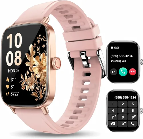 Miniatura 10 de WalkerFit Reloj inteligente de 1.39 pulgadas para hombres y mujeres, reloj inteligente impermeable IP67 compatible con Android y iPhone, rastreador