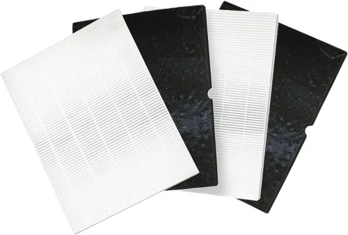 Miniatura 2 de Nispira 116130 5500-2 Filtro de repuesto para purificador de aire H para Winix 5500-2 AM80 True HEPA carbón activado 16.25 L x 12.5 W x 1.5 TH, 2