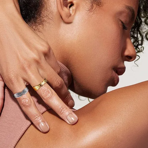 Miniatura 2 de Bestyle Anillos de ala de ángel antiguos para mujeres y hombres, anillos de banda de plumas de guardián, anillos de promesa de pareja para amantes