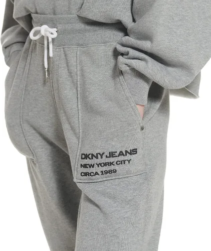 Miniatura 5 de DKNY Joggers de tiro medio con cordón para mujer