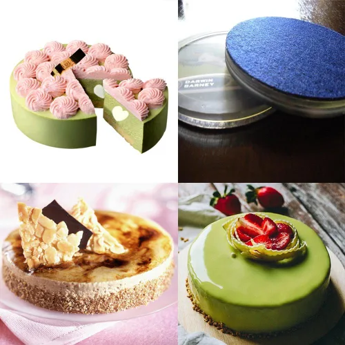Miniatura 8 de SourceTon Molde redondo grande de silicona para tartas de 3 cavidades, paquete de 3 moldes antiadherentes para hornear, pasteles, dulces, jabón