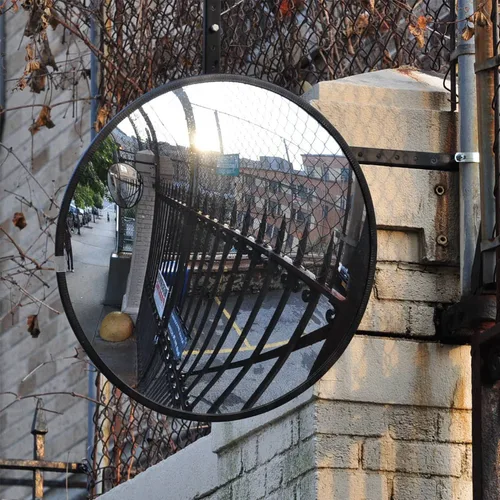 Miniatura 2 de Espejo de esquina convexo, espejos de seguridad de 12 pulgadas para negocios, garaje, almacén, punto ciego, seguridad de oficina y tráfico, espejo
