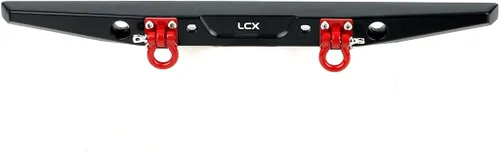 Miniatura 2 de LCX Racing 1/10th RC Crawler Car CNC mecanizado aleación de aluminio parachoques trasero para Traxxas TRX4 TRX6 Axial SCX10 SCX10 II 90046 90047