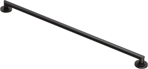 Miniatura 10 de Moen YG0824BL Arris barra de agarre de 24 pulgadas con diseño moderno, color negro mate Mate negro