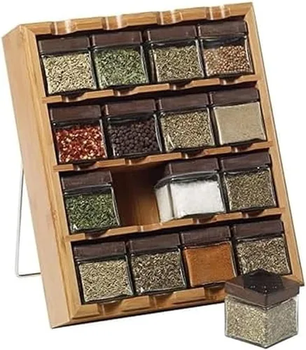 Miniatura 10 de Especiero giratorio Kamenstein Madison de 16 frascos con recargas de especias gratuitas durante 5 años