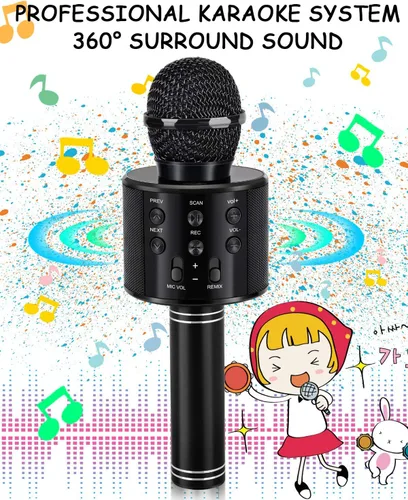 Miniatura 5 de Juguetes para Niños de 3-12 Años, Micrófono de Karaoke para Niños Regalos de Cumpleaños Presentes para Niñas y Niños de 5 6 7 8 9 10 11 12 Años