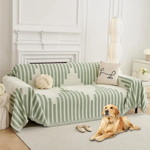 HAOMAIJIA Fundas de sofá Boho para sofá de 3 cojines, fundas de sofá para mascotas, funda suave y gruesa antideslizante para perros, lavable, fundas