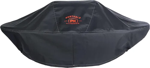 PK Grills Funda para parrilla de barbacoa de carbón 360, vinilo grueso impermeable para exteriores, accesorios de parrilla PK 360, gris carbón