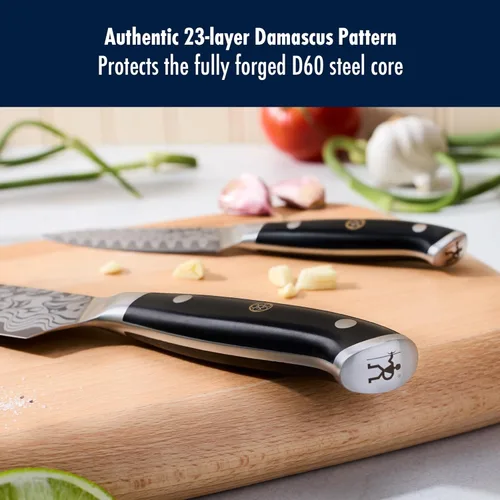 Miniatura 4 de HENCKELS Compass Damascus - Juego de cuchillos de chef de Damasco (2 piezas)