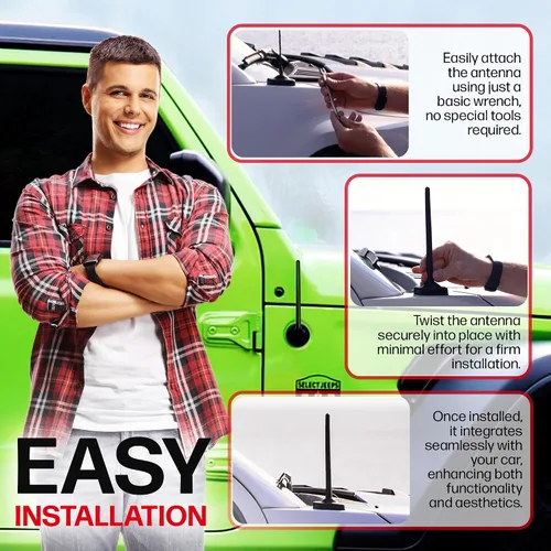 Miniatura 5 de AntennaMastsRus - Antena de repuesto compatible con Jeep Wrangler y Gladiator 2007-2020
