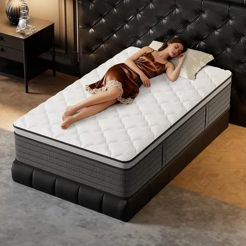 Miniatura 13 de PUBPLON Colchón Full de 12 Pulgadas Híbrido Tamaño Full - Colchón de Espuma Viscoelástica con Gel en una Caja, Resortes de Bolsillo Envueltos