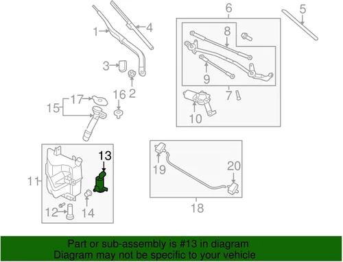Miniatura 3 de Fydun Sensor de nivel de líquido para limpiaparabrisas, sensor de nivel de líquido para limpiaparabrisas 289111E400 para 350Z 370Z Altima Armada
