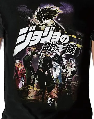 Miniatura 3 de Bioworld Jojos Bizzare Adventure - Camiseta de grupo 3 para hombre