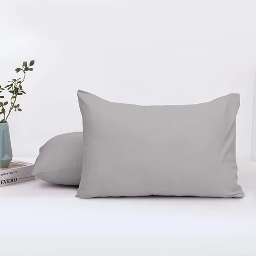 Miniatura 2 de Funda de almohada juvenil de 16 x 22 pulgadas, tamaño de 2 piezas, funda de almohada de viaje para niños, cierre de cremallera, 500 hilos, 100%