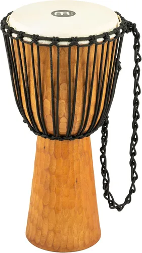 Meinl Percussion Djembe - Tambor africano para adultos, no fabricado en China, madera de caoba/cabeza natural, 12 x 24 pulgadas