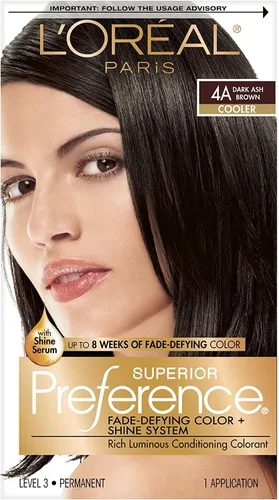 Miniatura 15 de L'Oreal Paris Superior Preference Fade-Defying + Shine - Tinte permanente para el cabello, rubio rosado medio 8RB, paquete de 1, tinte para el 8RB