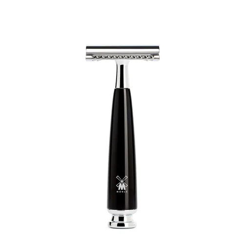 MÜHLE RYTMO - Maquinilla de afeitar de seguridad de doble filo (peine cerrado) para hombres, perfecta para uso diario, calidad de peluquería y