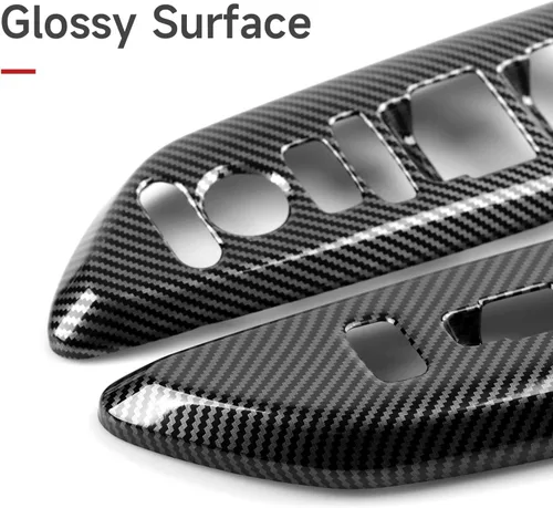 Miniatura 5 de Calcomanías para cubierta de panel de control de elevación de ventana de automóvil para Honda Civic 2016-2021, accesorios de 10ª