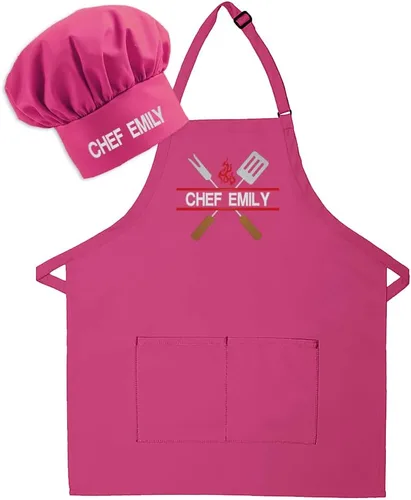 Miniatura 5 de Delantal bordado personalizado para adultos, hecho en los Estados Unidos, para hombres, mujeres, día del padre, cocina, barbacoa, parrilla, regalo
