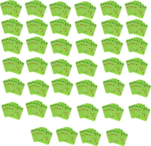Miniatura 2 de Regal Bingo - Tarjetas de bingo a granel con ventanas deslizantes – Tarjetas de juego de bingo reutilizables con impresión grande para adultos