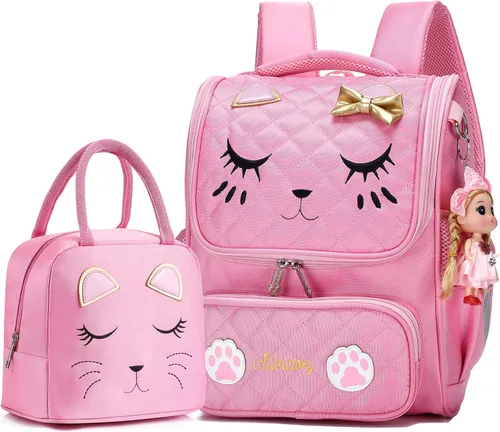 Mochilas para niñas mochila impermeable linda para niños y niñas pequeñas bolsas de libros preescolares bolsas de escuela primaria