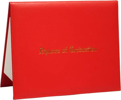 Miniatura 8 de Funda impresa para diploma de 8.5 x 11 pulgadas, cubierta acolchada de cuero sintético, soporte para documentos de graduación, tamaño carta