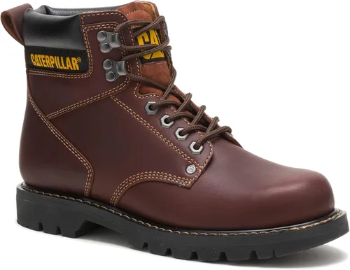 Miniatura 2 de CAT Botas de trabajo Second Shift con punta suave para hombre Canela