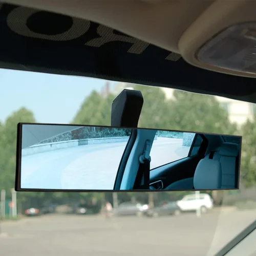 Miniatura 6 de Espejo retrovisor para automóvil, panorámico gran angular de 12 pulgadas, antirreflejo, espejo retrovisor automático con clip, superficie convexa