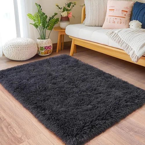 Miniatura 15 de Alfombras de Pasillo para Dormitorio 2x6 pies Alfombras de Pasillo para Pasillos Antideslizantes Suaves de Pelo Largo Alfombra de Cabecera, Alfombra