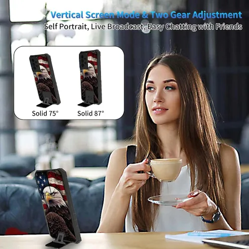 Miniatura 1035 de Funda para Samsung Galaxy S22 Ultra 5G, Galaxy S22 Ultra con cubierta de cámara deslizante, funda resistente de doble capa con función atril Black