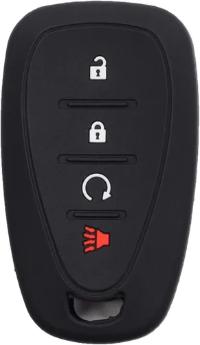Miniatura 2 de Funda protectora de goma de silicona con 4 botones, compatible con Chevy Chevrolet Bolt, Camaro, Equinox, Sonic, Trax, Volt, Cruze, Traverse, 2