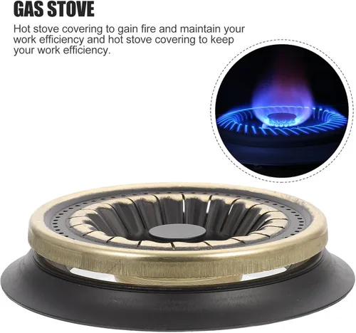 Miniatura 5 de Mobestech Wok Ring - Soporte para estufa de gas, repuesto para quemador de gas, estufa de gas, anillos reductores para utensilios de cocina, estufa