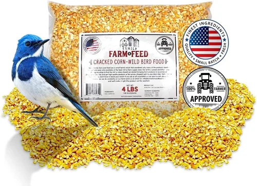 Miniatura 16 de Cuatro estaciones Mezcla de campo Alimento clásico para aves silvestres Pájaro cantor del patio trasero 4 libras Mezcla (Country Mix)