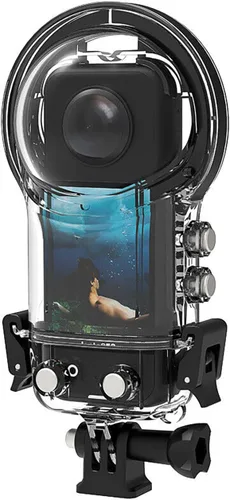 Miniatura 6 de Funda impermeable para cámara subacuática para Insta360 X3 Sport Camera Waterproof MODJUEGO Panoramic Camera Sealed Diving Case Impermeable hasta