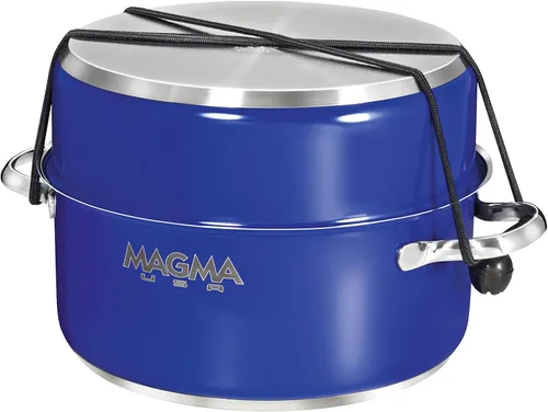 Miniatura 3 de Magma Juego de utensilios de cocina gourmet de acero inoxidable de 10 piezas con cerámica antiadherente, compatible con inducción, apto para horno