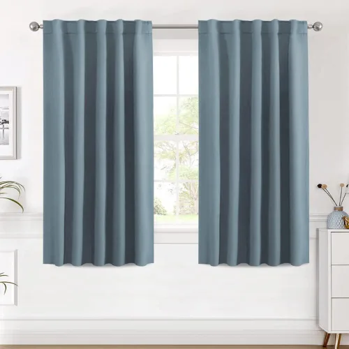 Miniatura 214 de H.VERSAILTEX Cortinas opacas con aislamiento térmico, paneles de tratamiento de ventana, cortinas opacas para oscurecer la habitación, cortinas Gris
