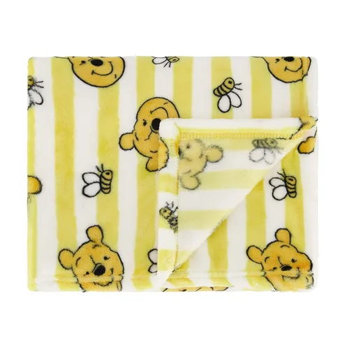 Miniatura 6 de Disney Paquete de 2 mantas de bebé para bebés y recién nacidos, manta de forro polar texturizado de felpa Winnie The Pooh, regalo unisex perfecto