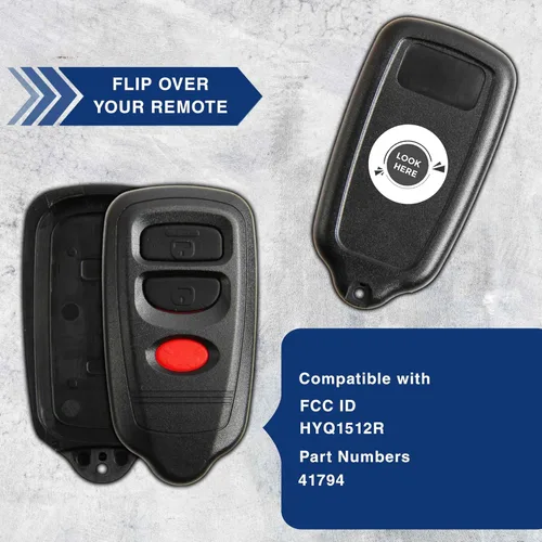 Miniatura 4 de Just the Case - Carcasa para llavero remoto de entrada sin llave para Isuzu Honda Acura (HYQ1512R)