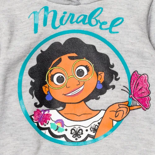Miniatura 6 de Disney Encanto Mirabel - Sudadera con capucha de forro polar para niñas pequeñas y grandes