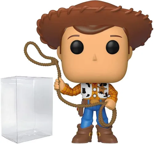 Disney Pixar: Toy Story 4 - Figura de vinilo del sheriff Woody Funko Pop! (incluye funda protectora de caja compatible), multicolor, 3.75 pulgadas