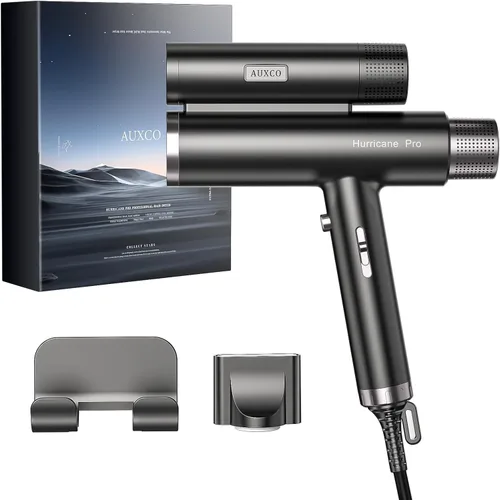 Hurricane Pro - Secador de pelo profesional, único motor sin escobillas dual de 216,000 rpm, secador iónico para salón y uso doméstico, compacto,