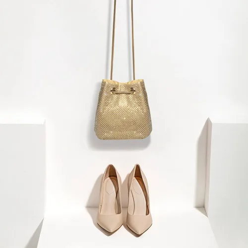 Miniatura 7 de AOYUNHUI Hand Bags Purses for Women Rhinestone Hobo Bag for Women Clutch Purses for Women for Wedding Reception Prom Reunion