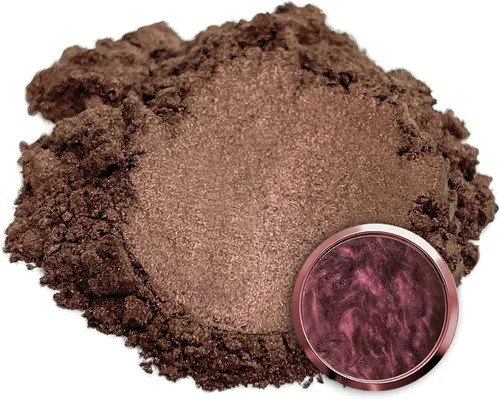Miniatura 2 de Eye Candy Polvo de pigmento de mica premium Adzuki-IRO rojo (50 G), multiusos, aditivo para artes y manualidades, epoxi, arte de resina, esmalte