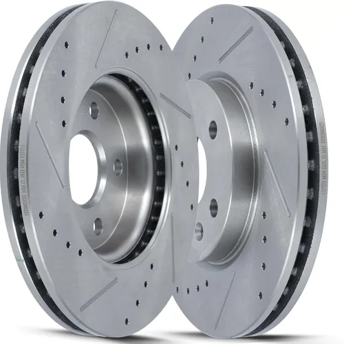Miniatura 36 de SCITOO Rear Brake Rotors For Honda For CR-V 2002-2004 Drilled & Slotted Disc Brakes Rotors Replacement:31304