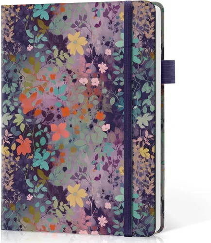 Miniatura 28 de Taja Cuaderno rayado para mujeres y hombres, diario de cuero de tapa dura para escribir, cuaderno de rayas universitarias A5 para trabajo y toma