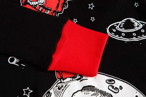 Miniatura 4 de Little bety - Pijama navideño para niños 100% algodón, diseño de manga larga