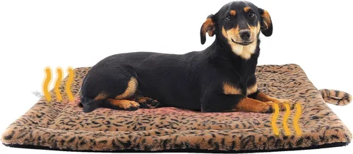 Tapete autocalentable para gatos y perros, tapete térmico no eléctrico para mascotas, lavable y suave con respaldo antideslizante, uso en interiores
