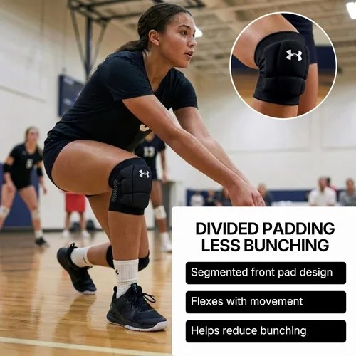 Miniatura 4 de Rodilleras de voleibol Under Armour, paquete de 2